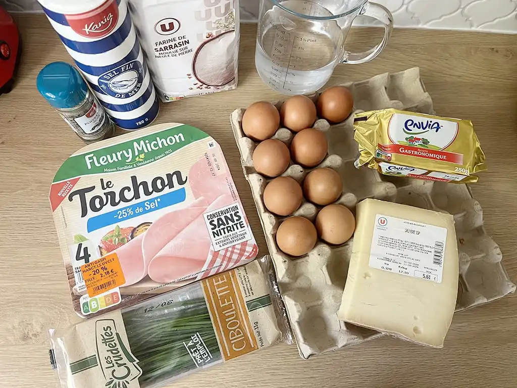 Galette Bretonne ingrédients