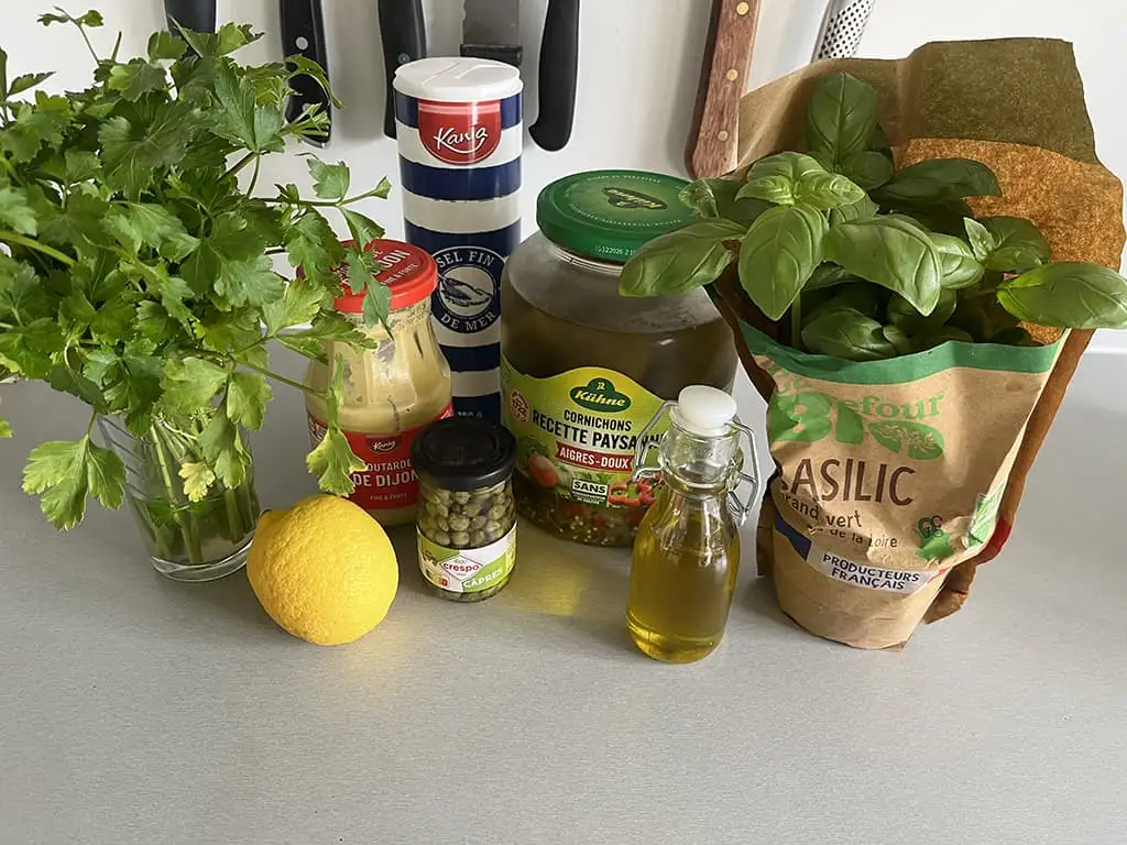 Salsa verde ingrédients