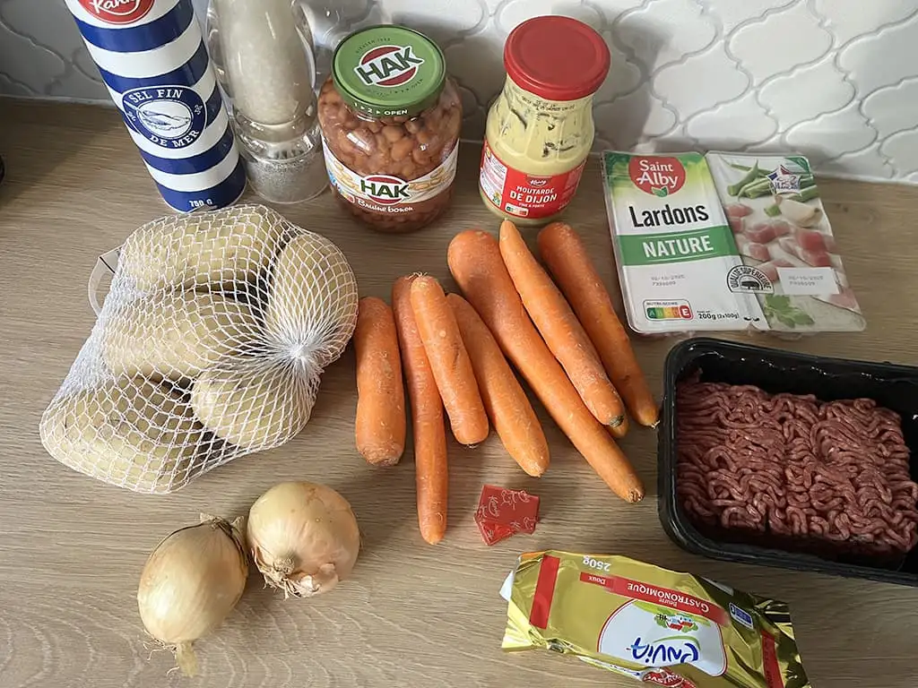 Casserole hollandaise de haricots bruns ingrédients