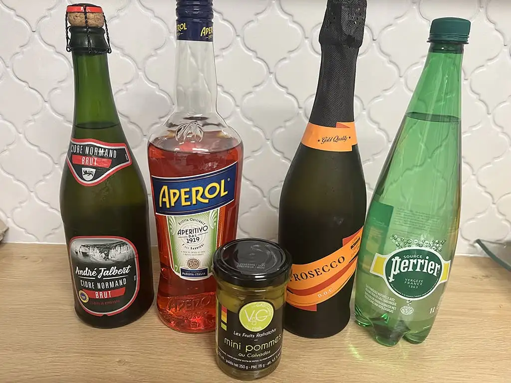 Spritz cidre ingrédients