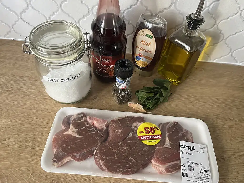 Marinade pour l'agneau ingrédients