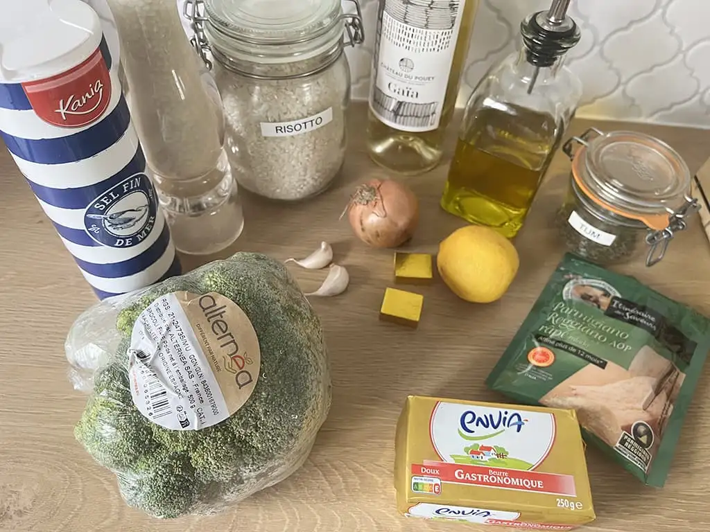 Risotto au brocoli ingrédients