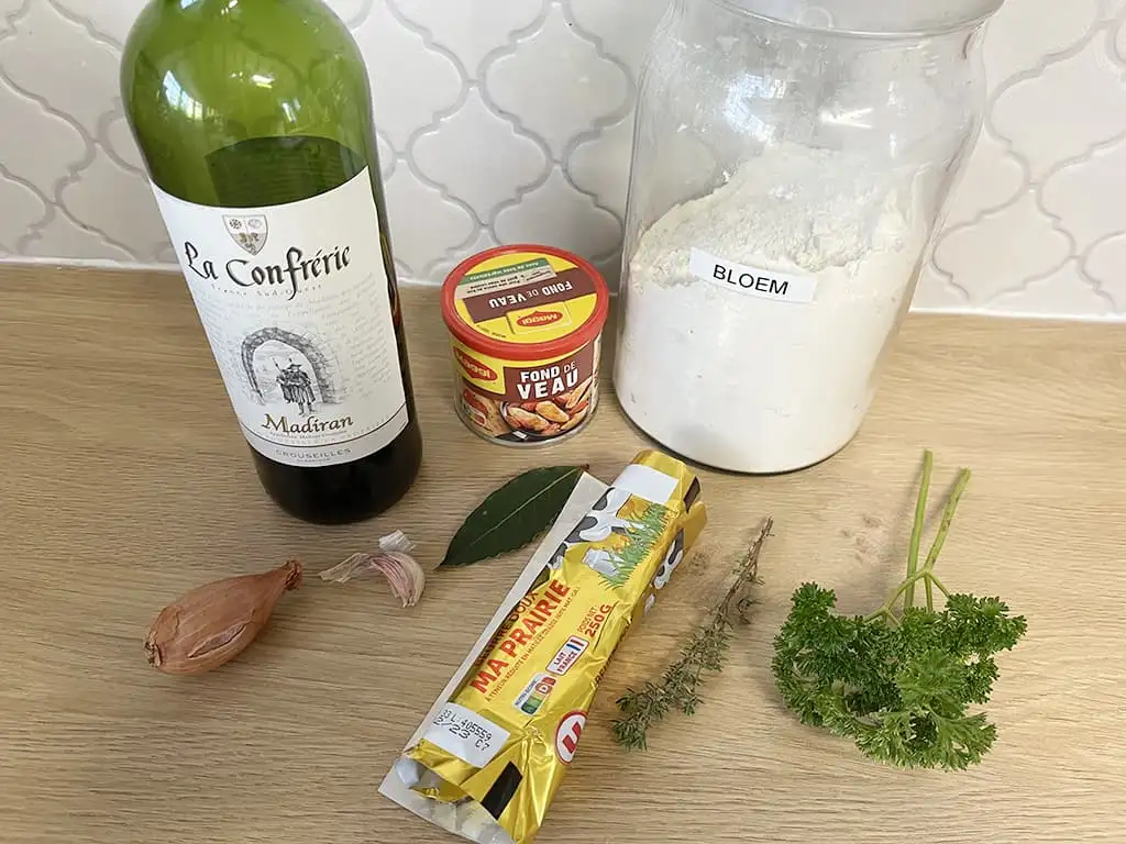 Sauce bordelaise ingrédients