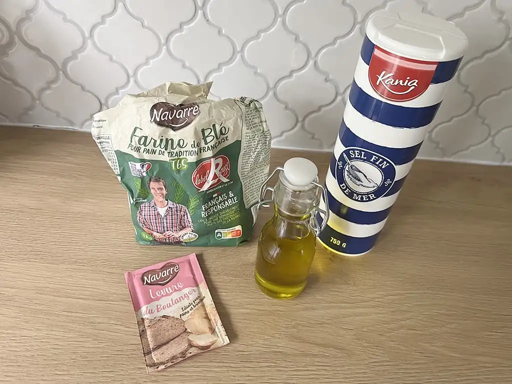 Gressins maison (gressini) ingrédients