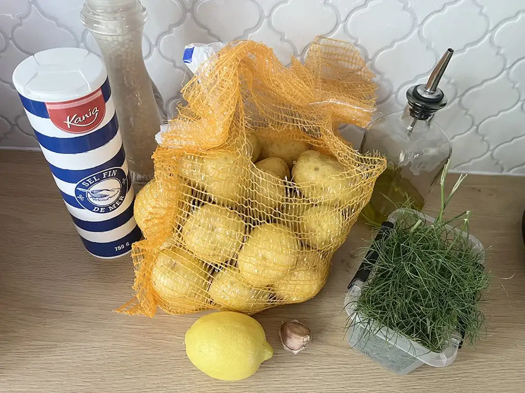 Salade de pommes de terre à l'aneth ingrédients