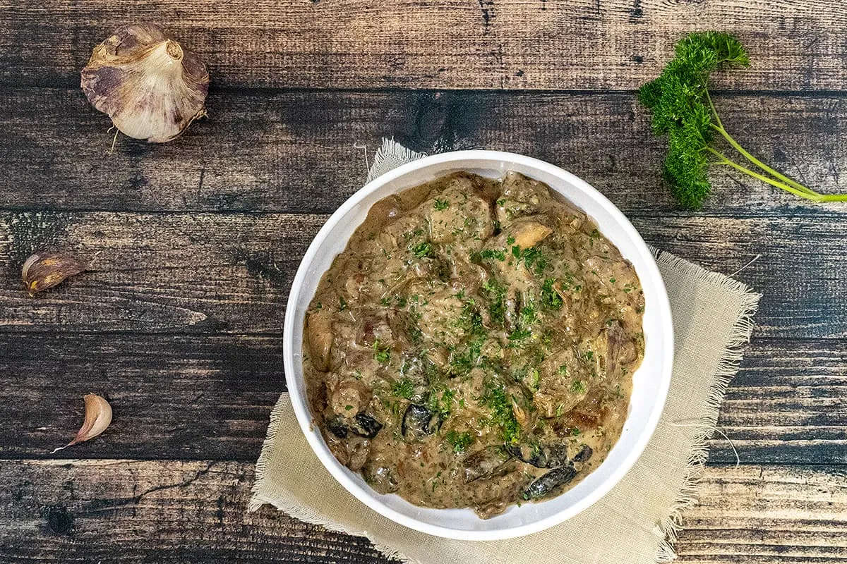 Sauce aux cèpes