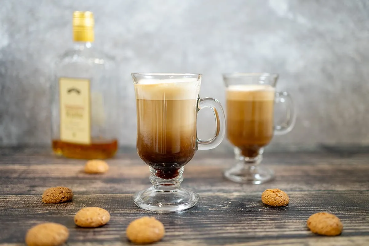 Café Amaretto - avec lait d’amande