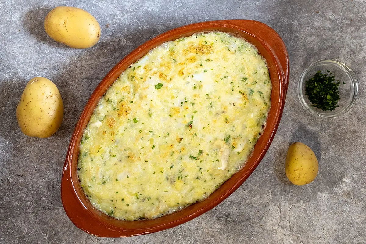 Brandade de morue - purée crémeuse de morue et d'huile d'olive