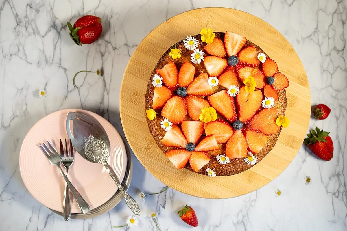 Cake aux fraises – parfait pour l'été