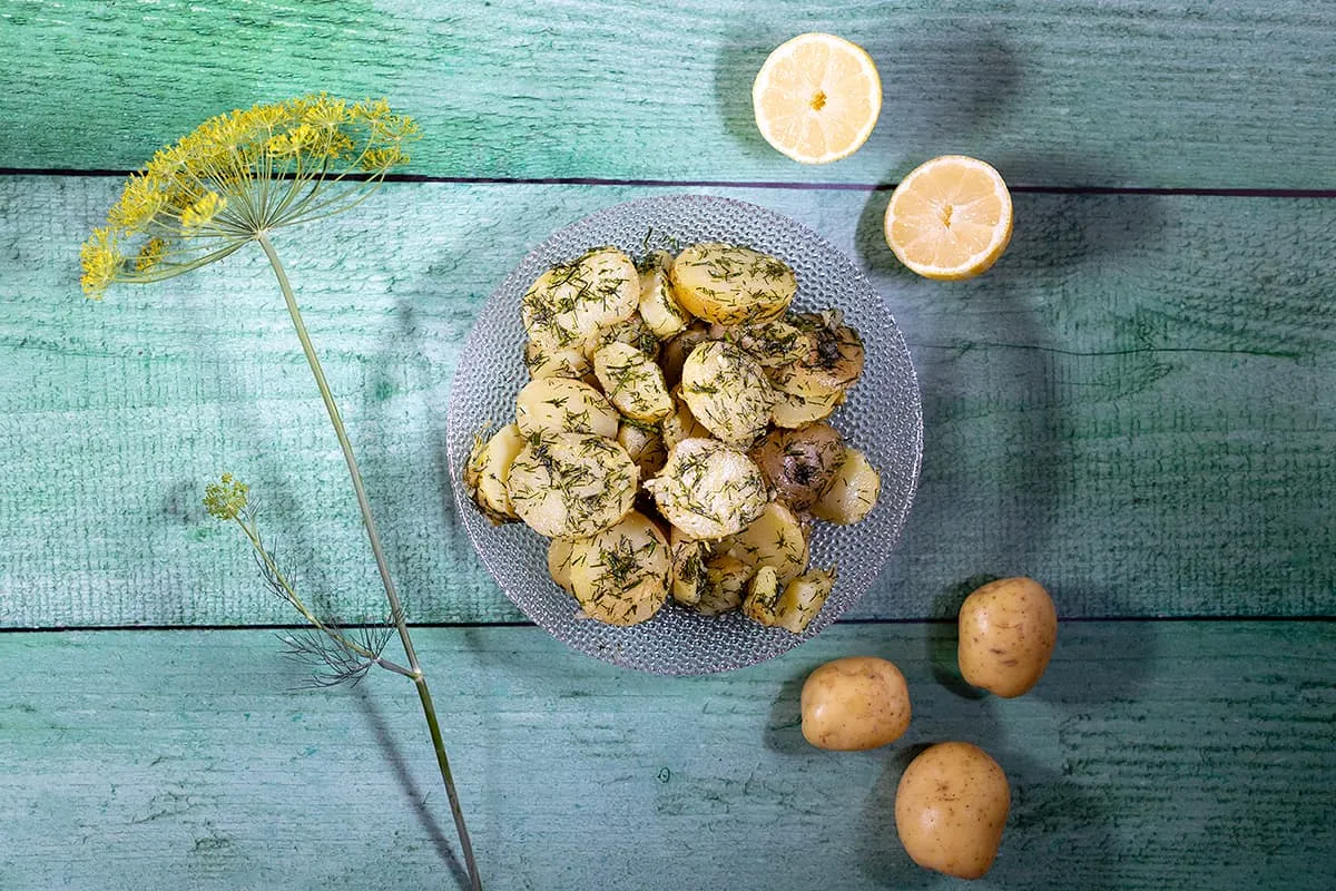 Salade de pommes de terre à l'aneth - sans mayonnaise