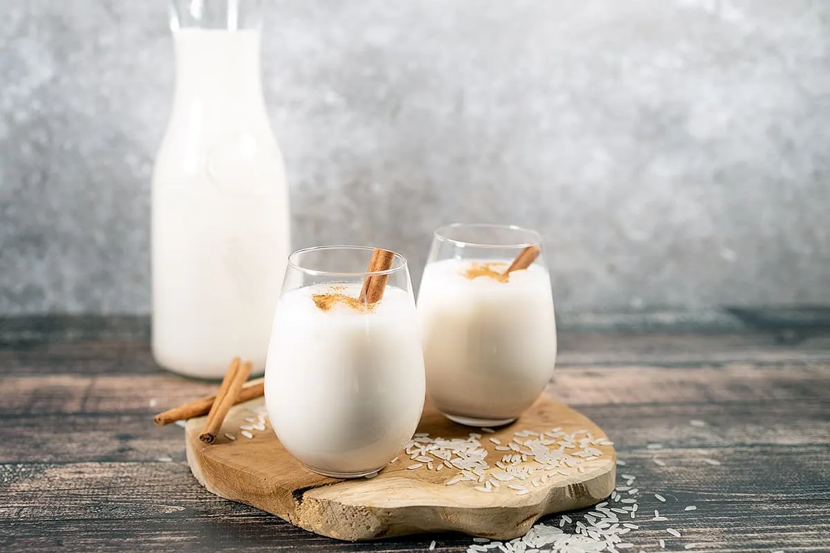 Horchata de arroz - Lait de riz mexicain à la cannelle
