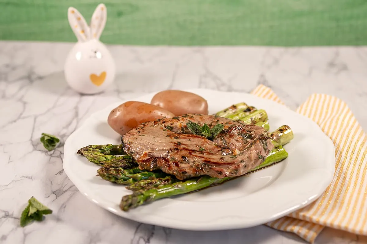 Marinade pour l'agneau – avec menthe et ail