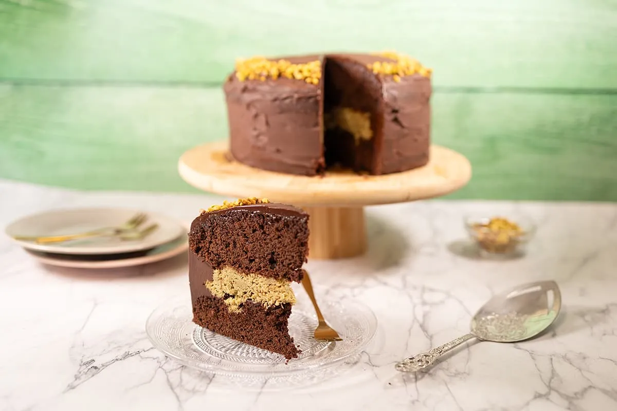 Gâteau au chocolat de Dubaï - avec une saveur riche