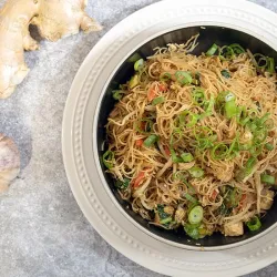 Recette: Mihoen goreng au poulet
