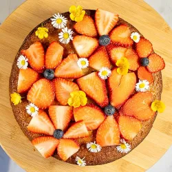 Recette: Cake aux fraises