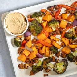 Recette: Traybake de patate douce