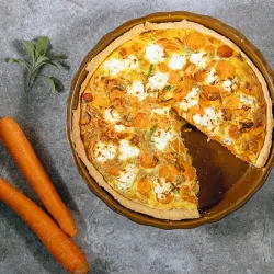 Recette: Quiche aux carottes et chèvre