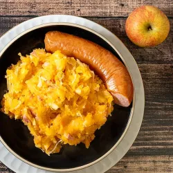 Recette: Purée de choucroute à la patate douce