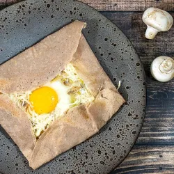 Recette: Galettes aux poireaux et champignons