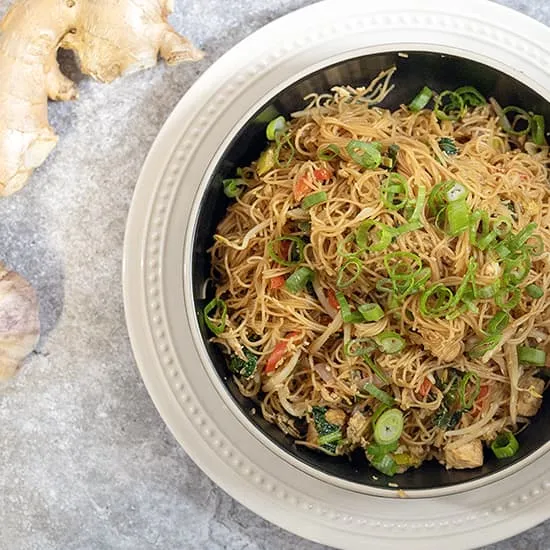 Recette: Mihoen goreng au poulet