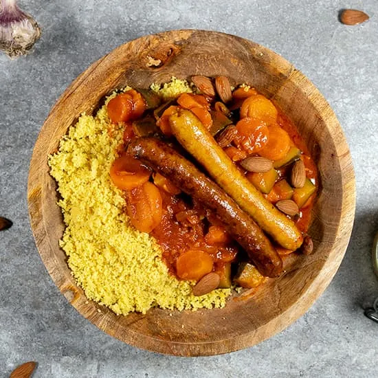 Recette: Couscous aux légumes et saucisses