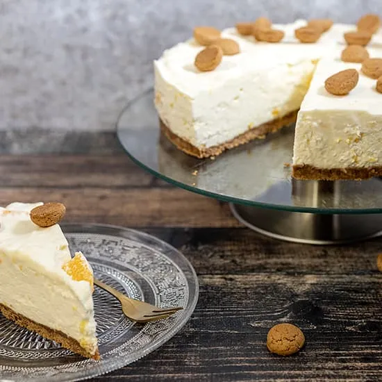 Recette: Gâteau au fromage frais aux spéculoos