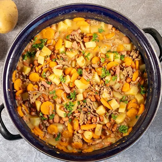 Recette: Casserole hollandaise de haricots bruns