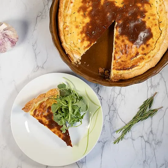 Recette: Tarte à l'ail et ricotta