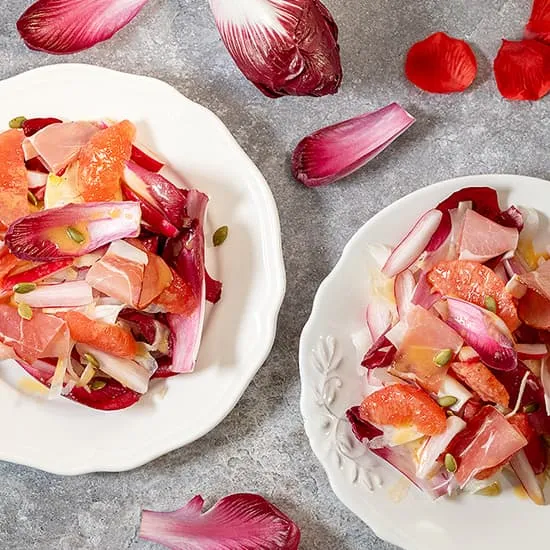 Recette: Salade de Saint-Valentin avec endive, pamplemousse et fenouil