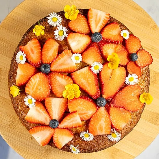 Recette: Cake aux fraises