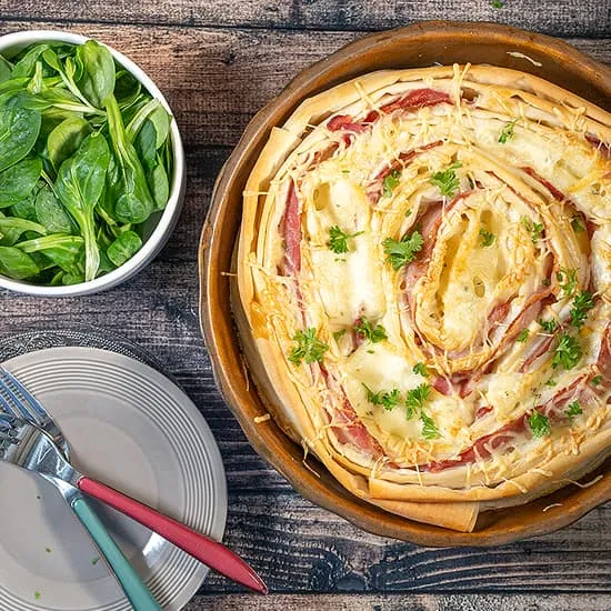 Recette: Quiche à la raclette