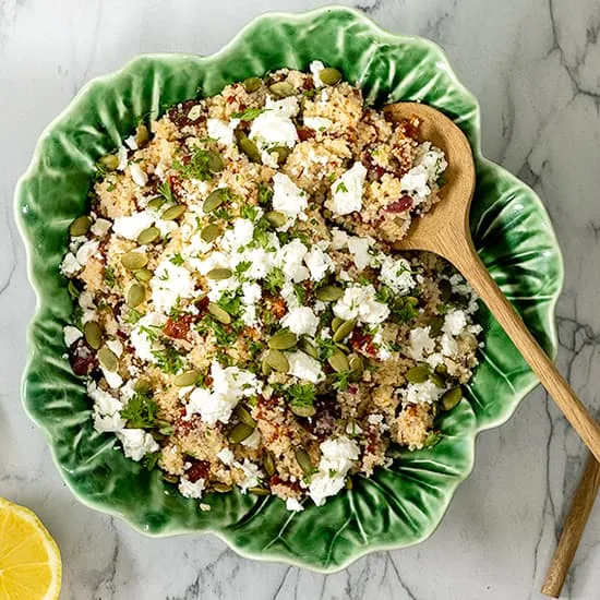Recette: Salade de couscous à la feta