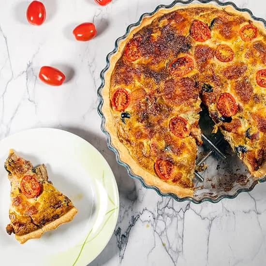 Recette: Tarte italienne au pesto et à la mozzarella