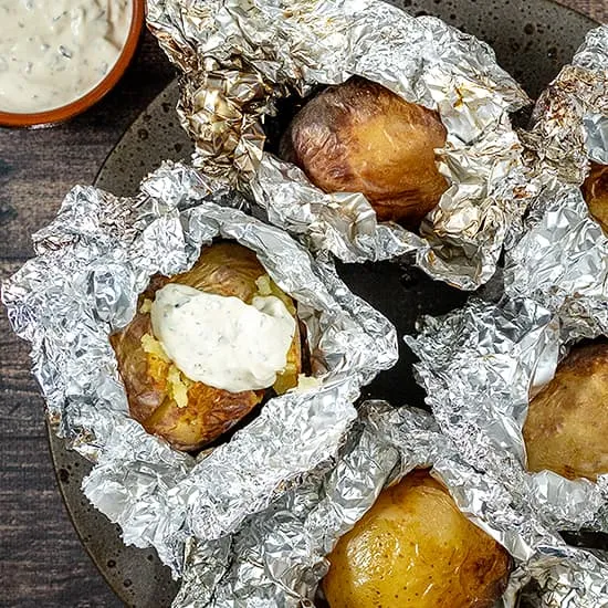 Recette: Pommes de terre en papillote au barbecue