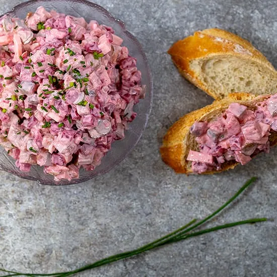 Recette: Salade de hareng à la betterave
