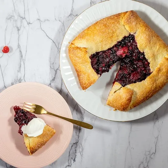 Recette: Galette aux fruits rouges