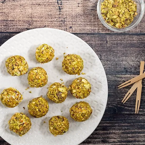 Recette: Boulettes de Chèvre et Pistache