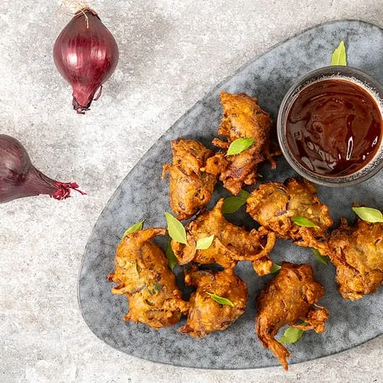 Recette: Bhaji à l'oignon (Beignets indiens à l'oignon)
