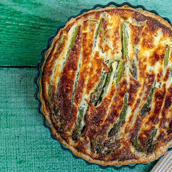 Recette: Quiche aux asperges vertes