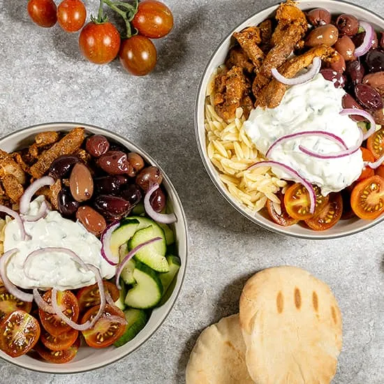 Recette: Bol de gyros et tzatziki à la grecque