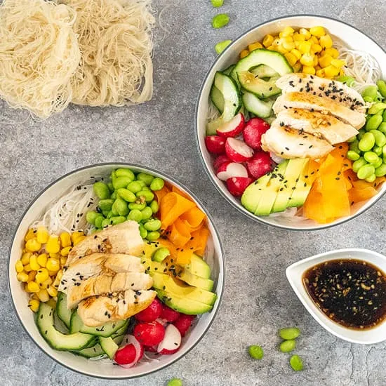 Recette: Bol de poulet à l'asiatique