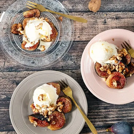 Recette: Figues rôties au miel