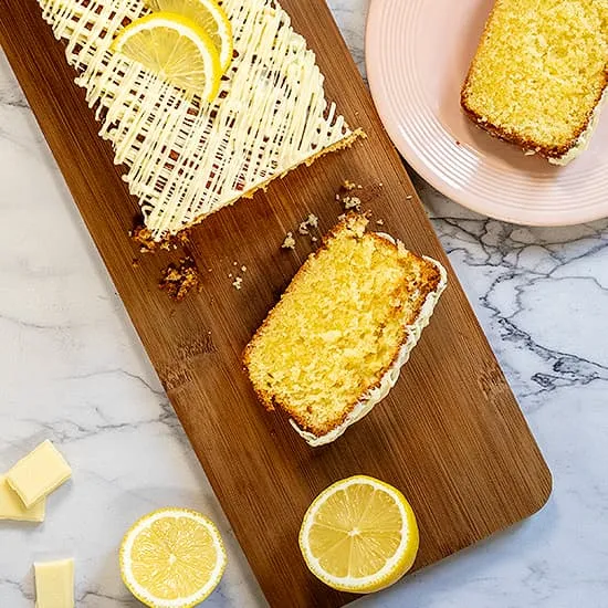 Recette: Gâteau au citron glaçage chocolat blanc
