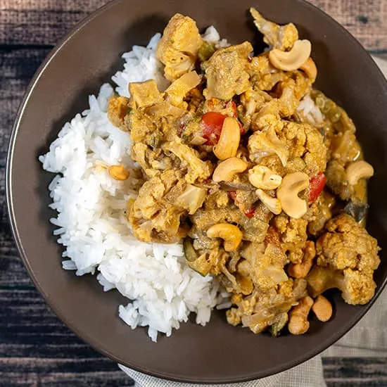 Recette: Cari végétarien à la mijoteuse