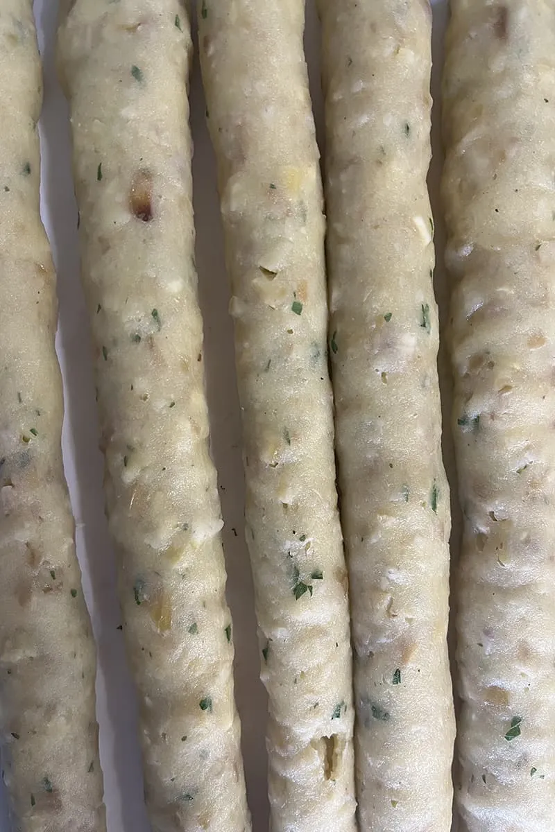 Croquettes de châtaignes - étape 2