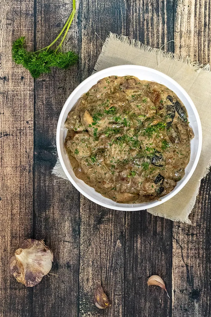 Sauce aux cèpes