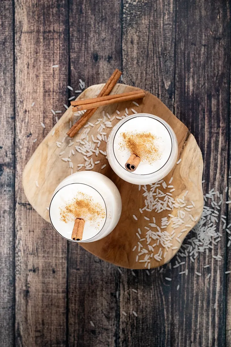 Horchata de arroz - Lait de riz mexicain à la cannelle