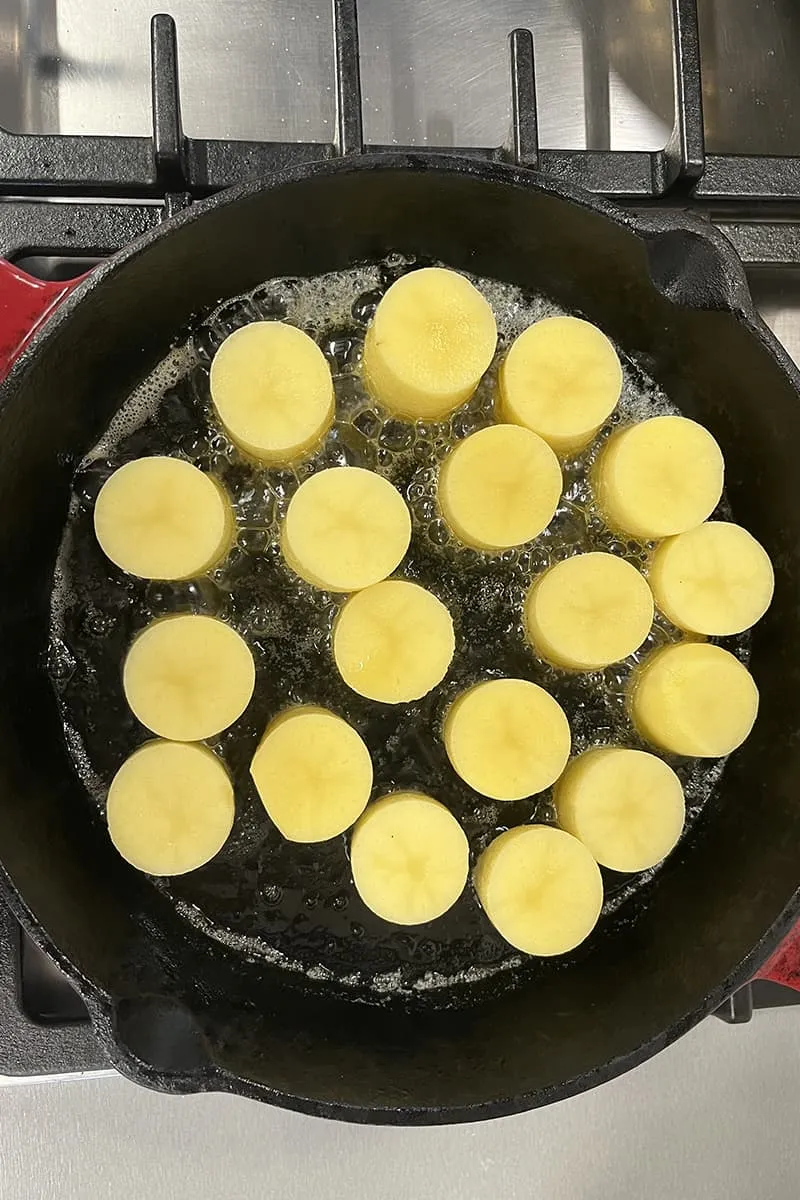 Préparation des pommes de terre fondantes – étape 5