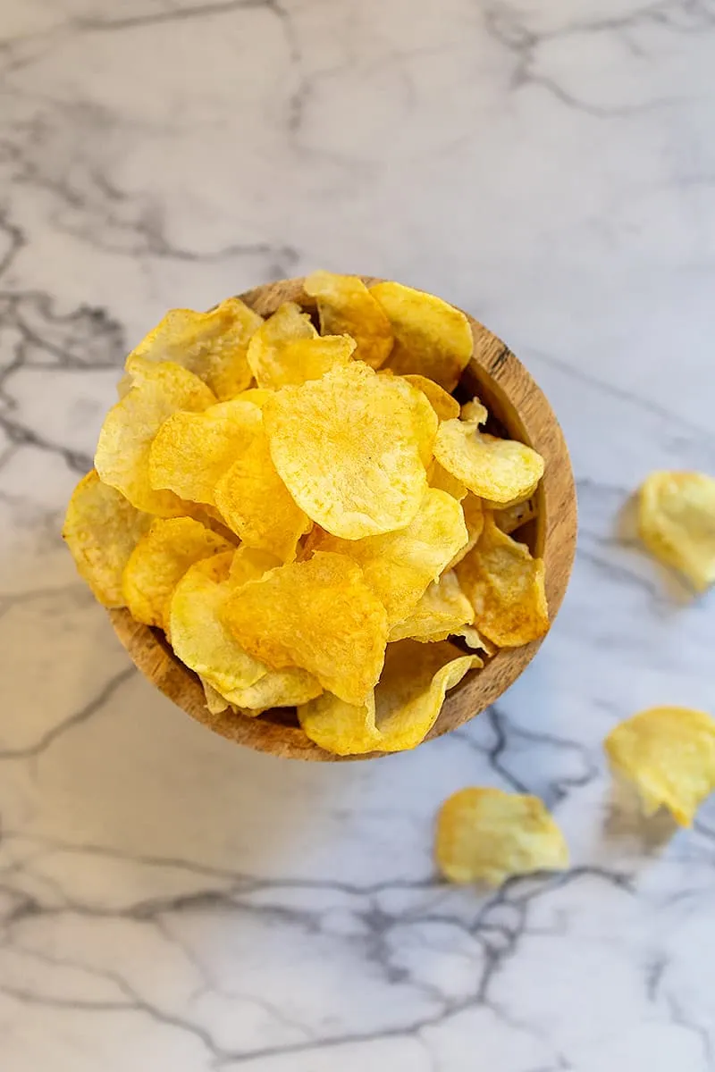 Faire ses propres chips maison à l'air fryer