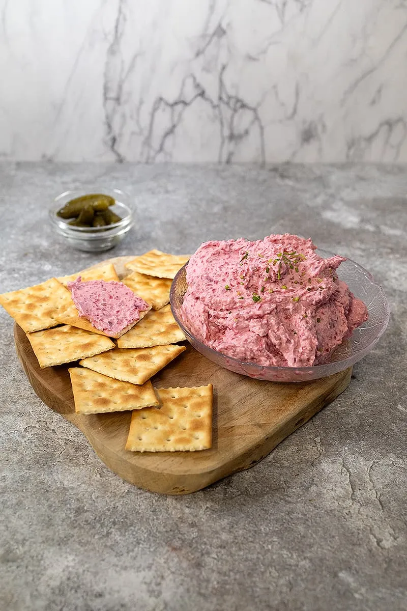 Tartinade de betterave au fromage frais